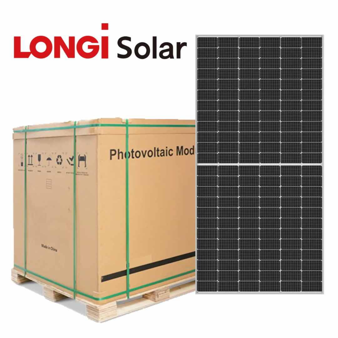 Paneles solares Longi listos para instalación en Perú – Global Energy Solar